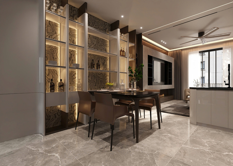 Thiết kế nội thất chung cư phong cách hiện đại