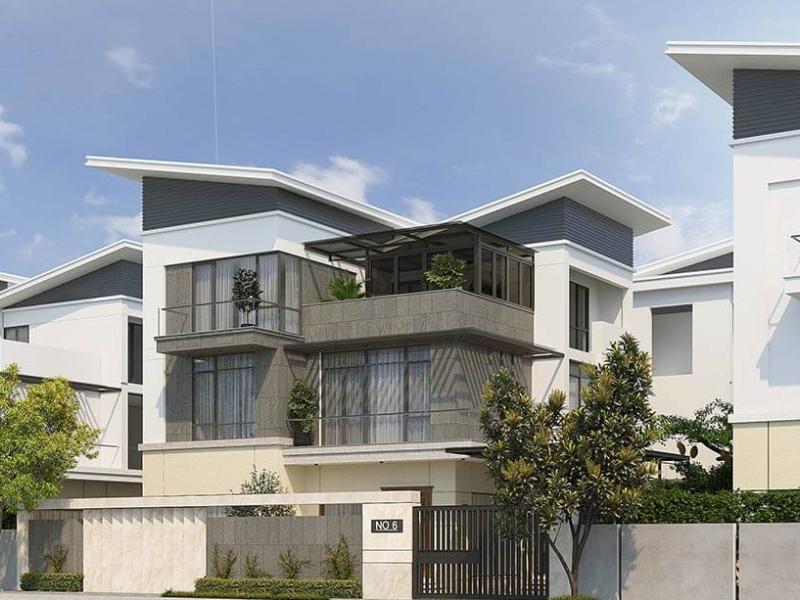 Dự án thiết kế biệt thự 3 tầng khu biệt thự Waterfont City
